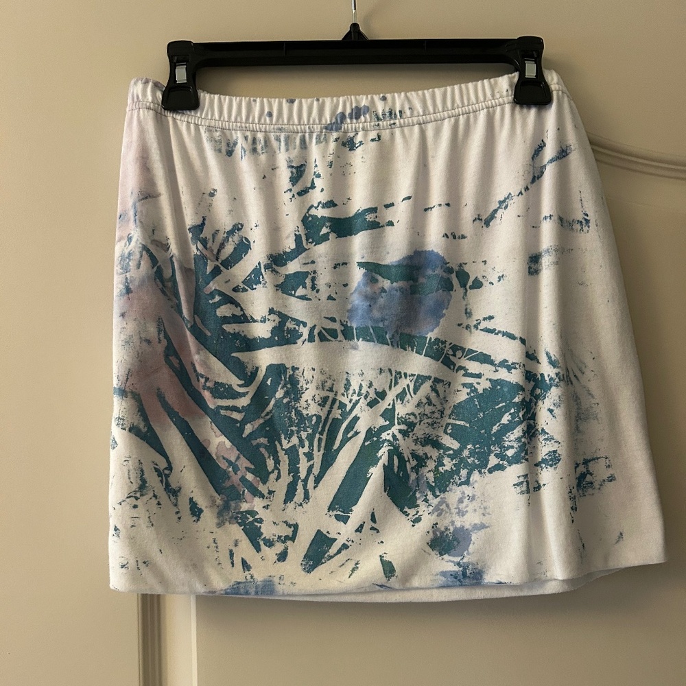 VIntage Abstract Splatter Skirt Size Small